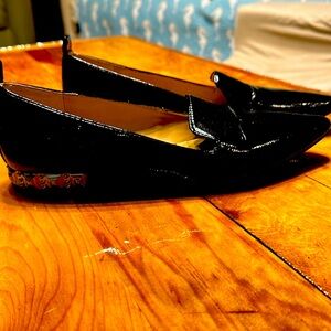 Black paten leather with gorgeous heel